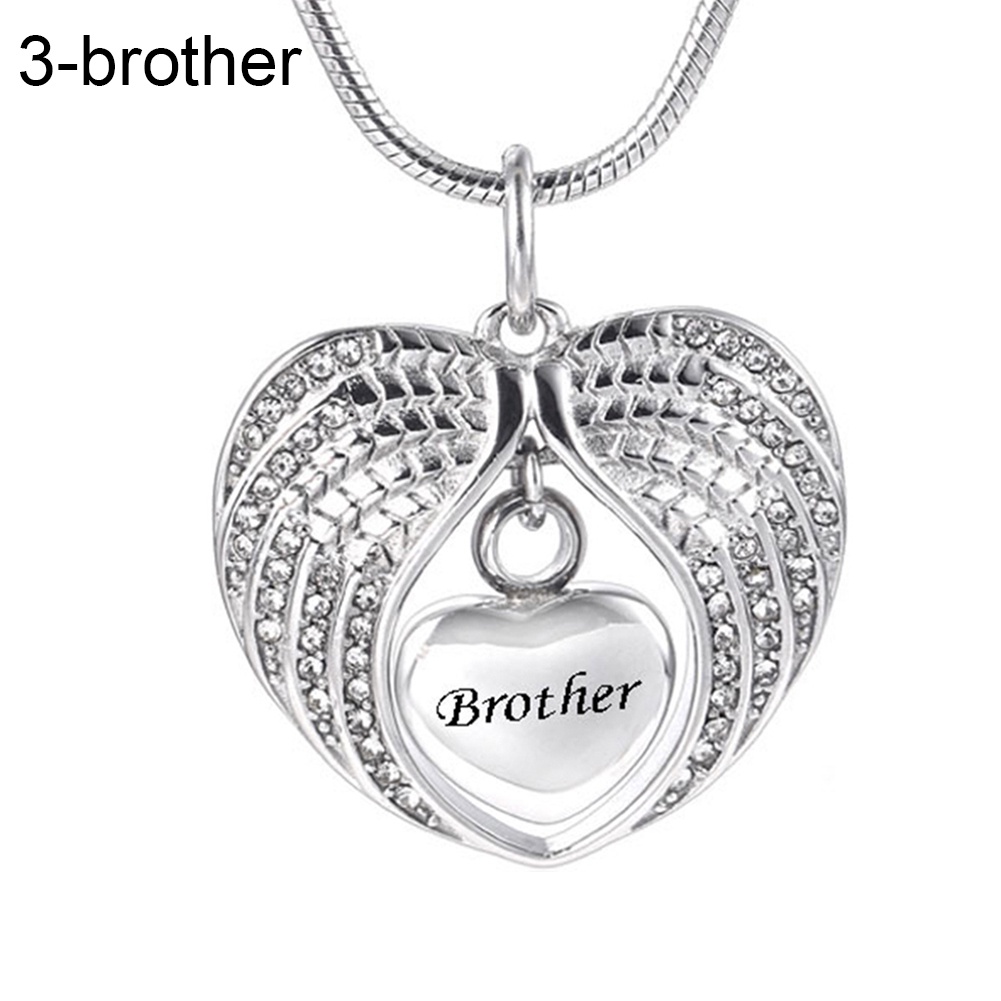 Hu Hu Hu Hu Hu Alat Bantu Pasang Kacamata♡ Kalung Rantai Liontin Hatisayap Hias Berlian Imitasi Untuk Hadiah