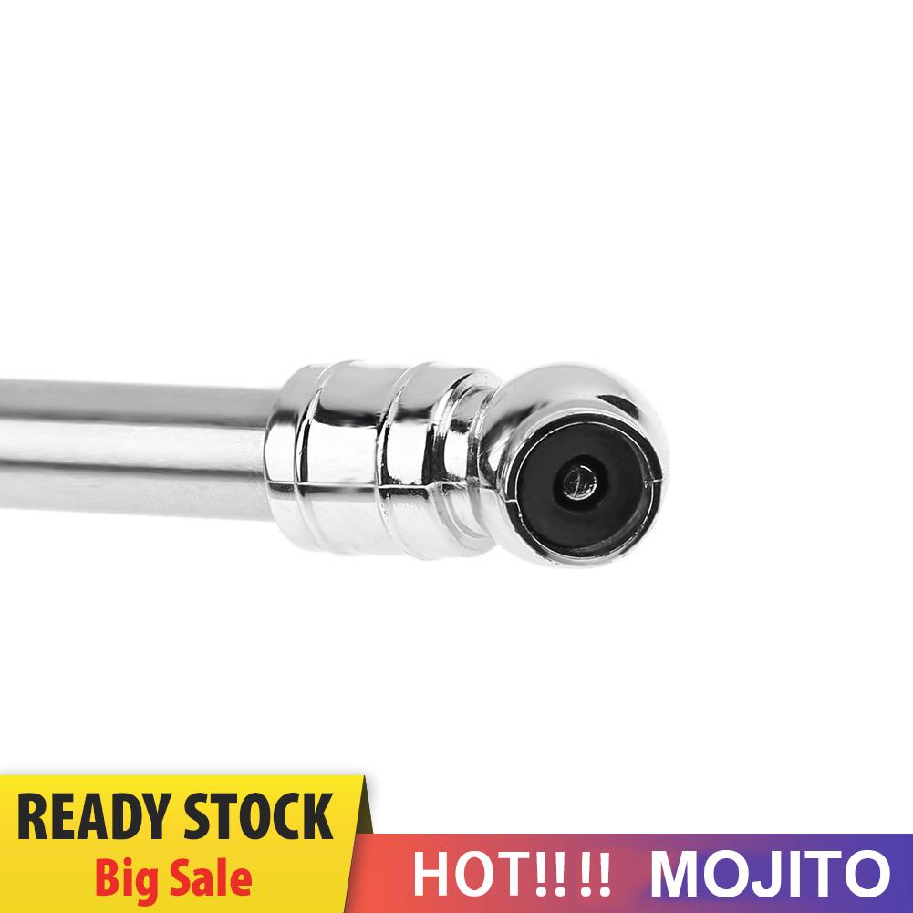 MOJITO Stainless Steel Pen Shaped Car Vehicle Tire Air Pressure Test Meter Gauge