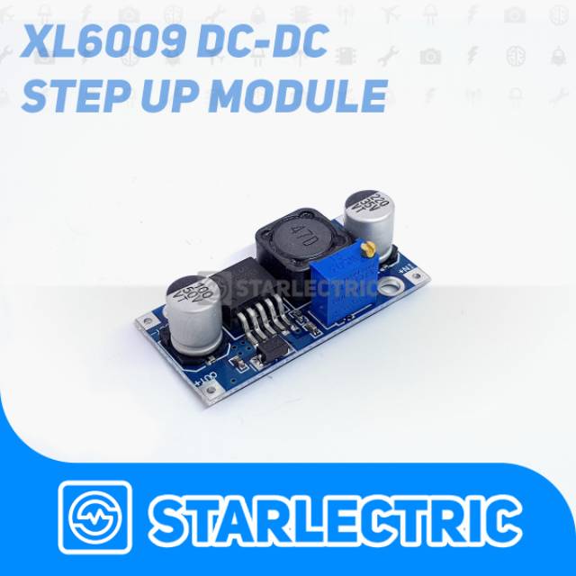 XL6009 XL 6009 Step Up Boost DC-DC 4A Adjustable Modul DC XL-6009