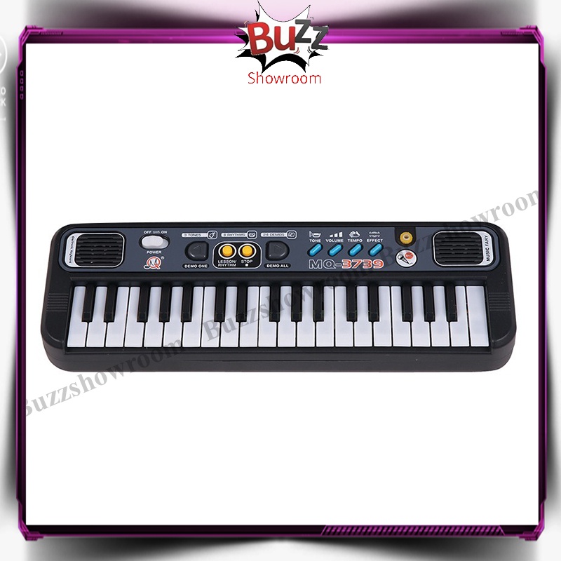 Electronic Keyboard 37 Keys Mainan Anak Edukasi Piano Mic Key