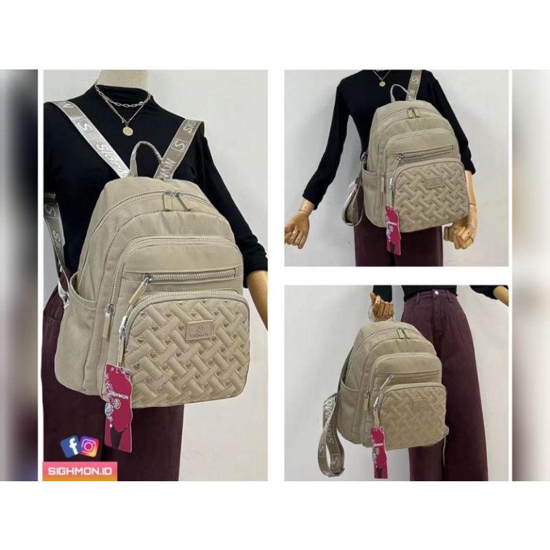 Tas ransel wanita sighmon import terbaru bisa cod/bayar di tempat