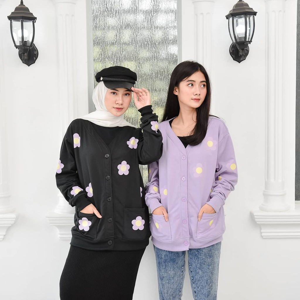 Peoni flower outer | outer wanita | kardigan wanita | outer wanita murah