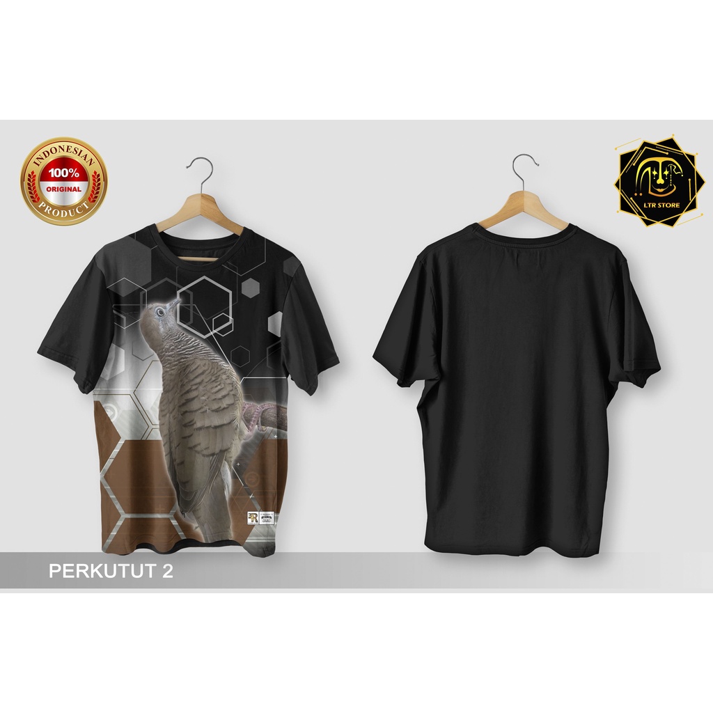 [ BAYAR DI TEMPAT ] BAJU PRINTING GAMBAR BURUNG PERKUTUT 2 - KAOS DISTRO ORIGINAL MOTIF HEWAN BINATA