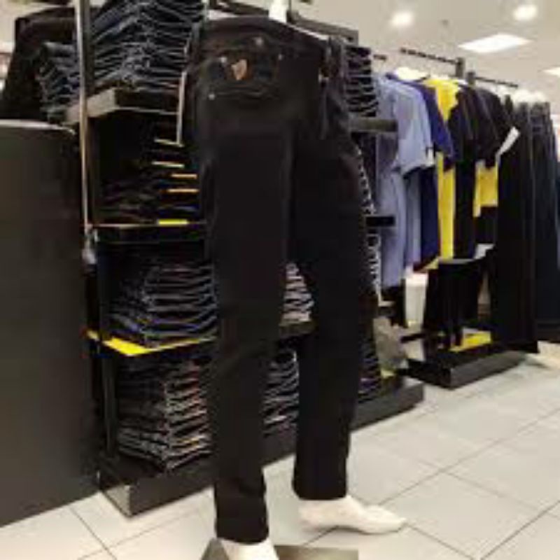 CELANA LOIS JEANS ORIGINAL SLS276 SLIMFIT STRETCH MELAR HITAM