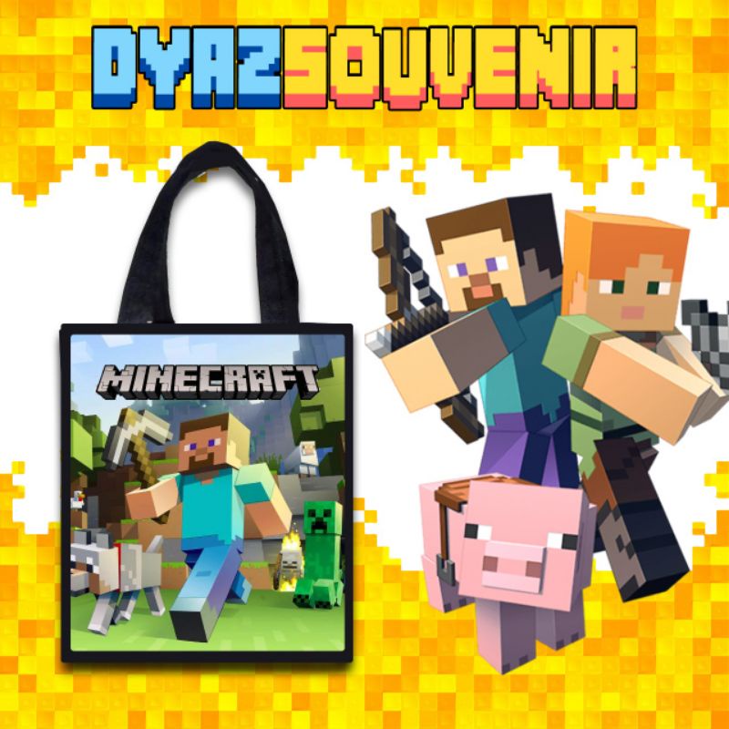 

FREE ONGKIR TAS ULTAH MINECRAFT TAS BIRTHDAY TAS SOUVERNIR TAS KADO TAS UNIK TAS ANAK TAS HAMPERS