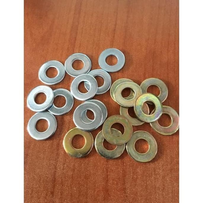 RING PLAT PUTIH M10 (RING PLAT 14) TEBAL 2MM