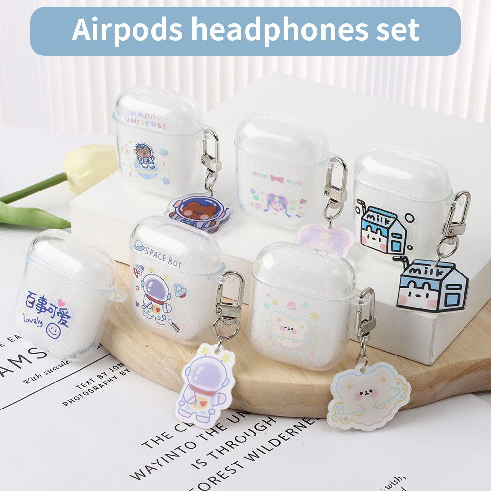 POPULAR Casing Earphone Populer Bahan TPU Anti Jatuh Soft Shell Untuk Airpods1/2