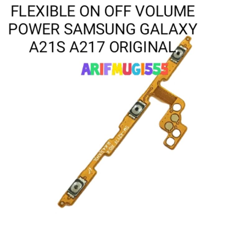 Flexible Flexible Power On Off Volume Samsung A21S A217 Original