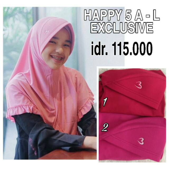 Ready Happy 5 A - L Exclusive ORI PASMIRA