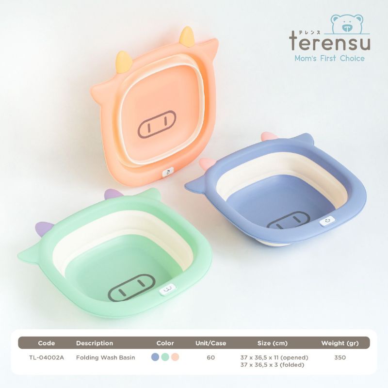 Terensu Baskom Lipat Bayi / Portable Foldable Wash Basin