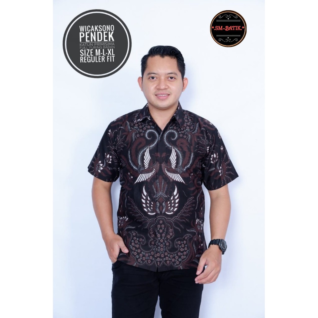 WICAKSONO SM BATIKSOLOAMANAH BAJU KEMEJA BATIK SOLO PRIA LENGAN PENDEK PANJANG LAPIS FURING ATASAN PREMIUM MODERN NGOPI PUTIH NIRWANA PANCASONA ABU PANJI LESMONO PARANG CENDONO PARANG MIRING PARANG UNGU PEKSI IJO NEW PEKSI KUNING PEKSI SELING PEKSI WARNA