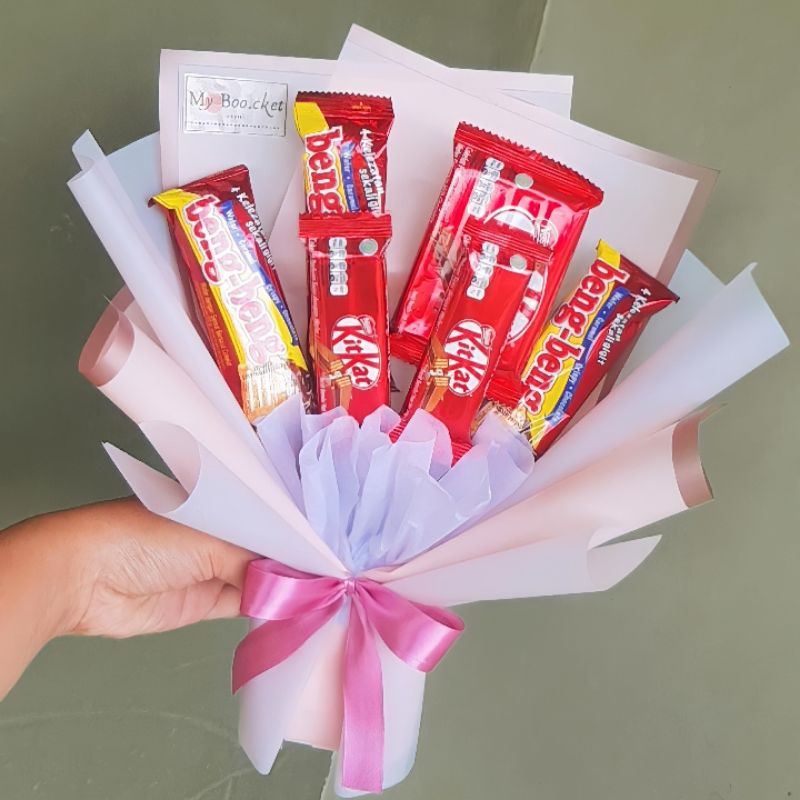 

Bucket Coklat/Bucket Snack/Bouquet Snack (sudah termasuk packing)