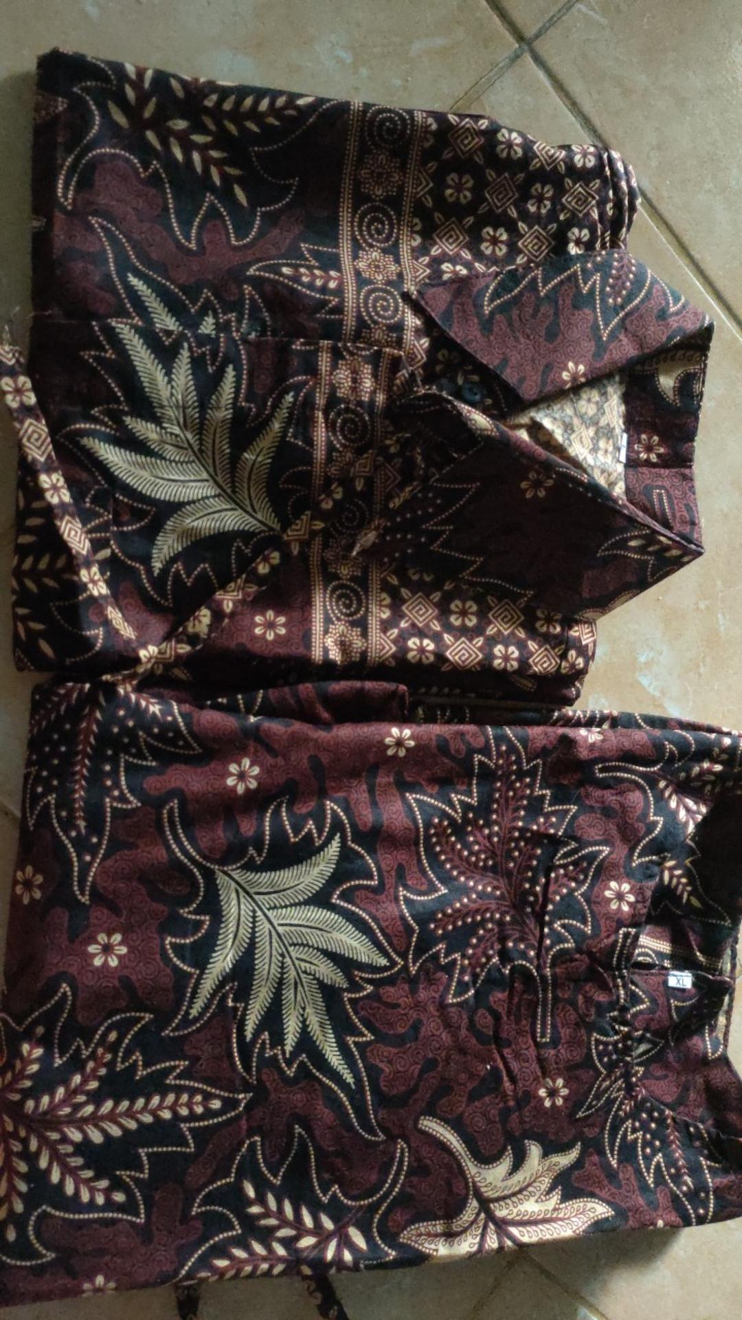 Maura Couple - Sania Ruffle Batik Couple Ori Ndoro Jowi Garansi Termurah Shopee -  Batik Modern Solo