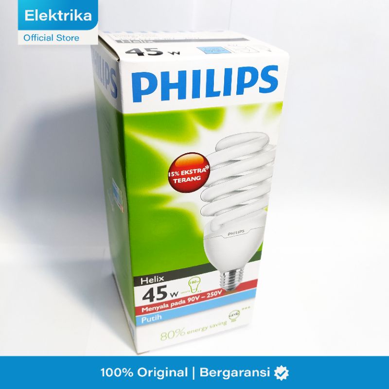 Lampu Spiral PHILIPS Helix 45W/45 Watt