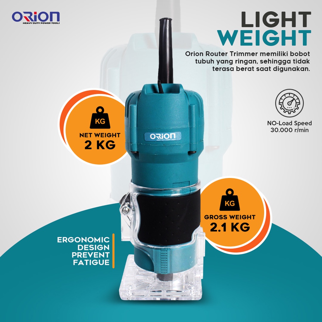 Mesin Profil Router Trimmer Kayu - Orion RW3709