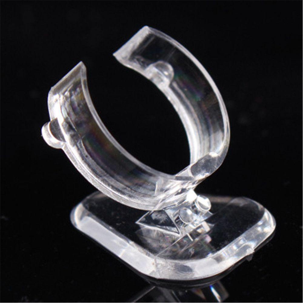 [Elegan] 5pcs Tempat Cincin Perlengkapan Perhiasan Plastik Bening Transparan