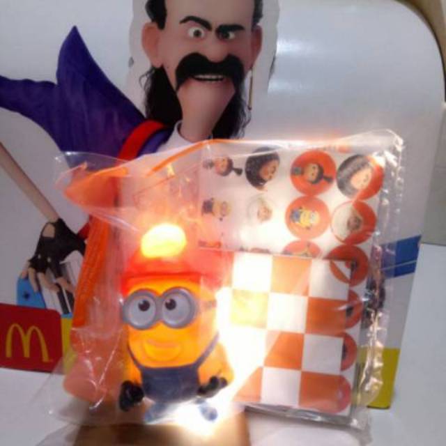 CHECKER Minion Happy Meal Mcd Despicable Me 3 Australia Version