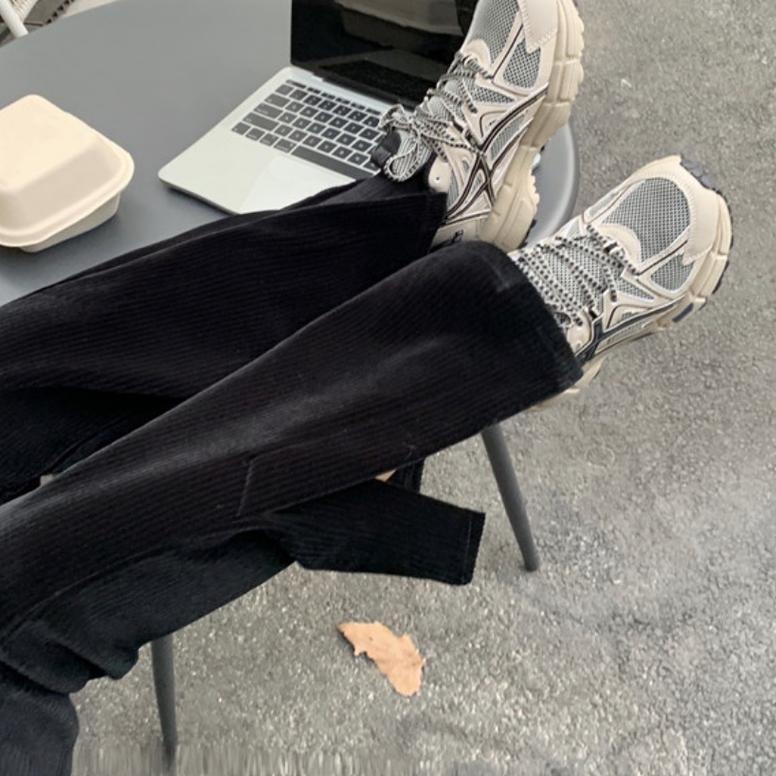 ◌ HanaFashion - Meredith Velvet Slit Pants Celana Panjang Bludru Velvet Wanita Murah- LP089 ➷