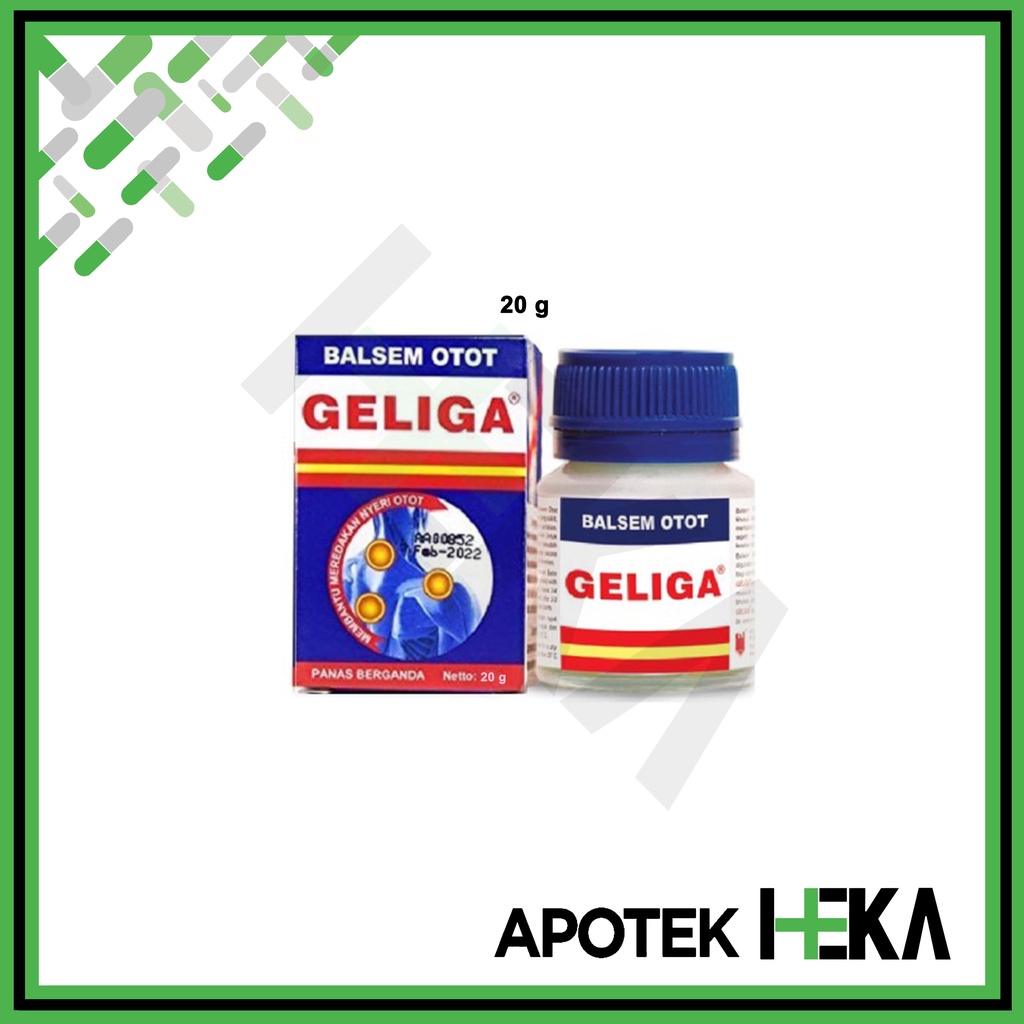 Balsem Otot Geliga Cap Lang - 10 g / 20 g / 40 g (SEMARANG)