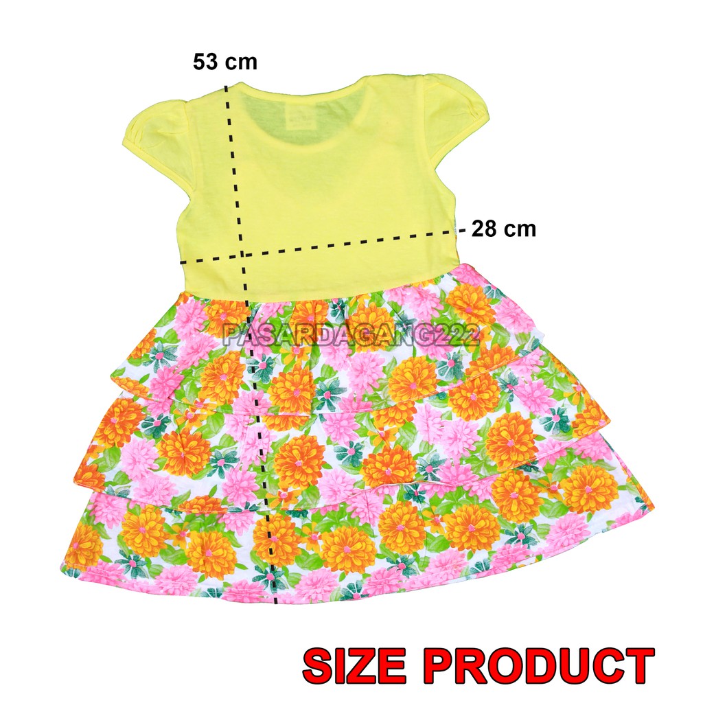 DRESS ANAK PEREMPUAN BUNGA RENDA TYPE 4