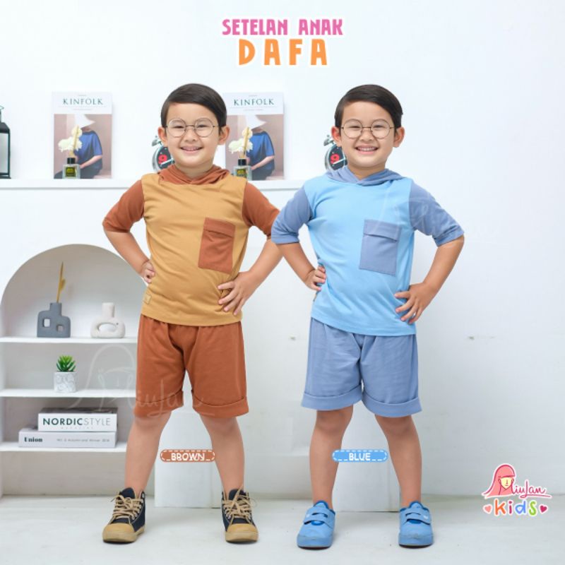 Setelan Anak Dafa / Setelan Anak Miulan / Setelan Anak Cowok / Outfit Anak Cowok / Miulan / Miulan K