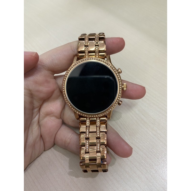 fossil gen5 smartwatch rose gold preloved original