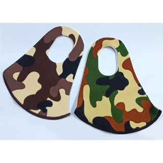  Masker  scuba  kain motif  Army  isi5pcs Shopee Indonesia