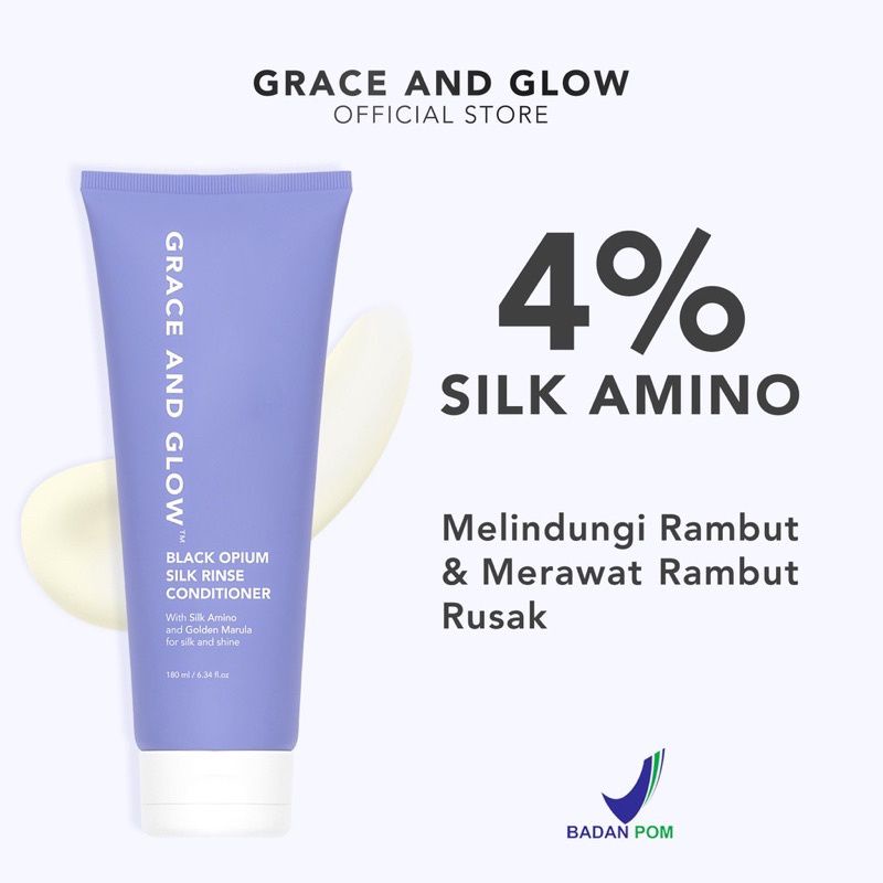 Grace and Glow Black Opium Silk Rinse Conditioner 180ml