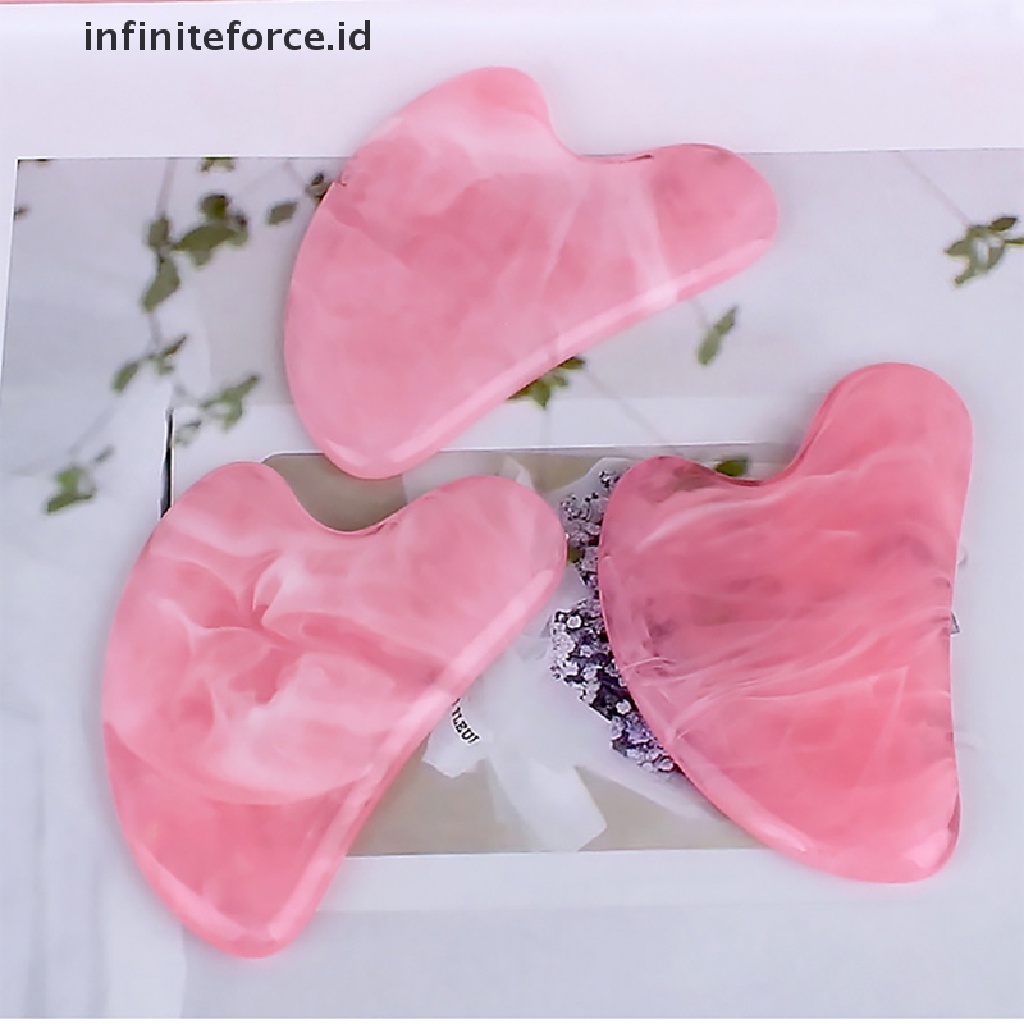 (infiniteforce.id) Alat Pijat Gua Sha Bahan Resin Untuk Wajah