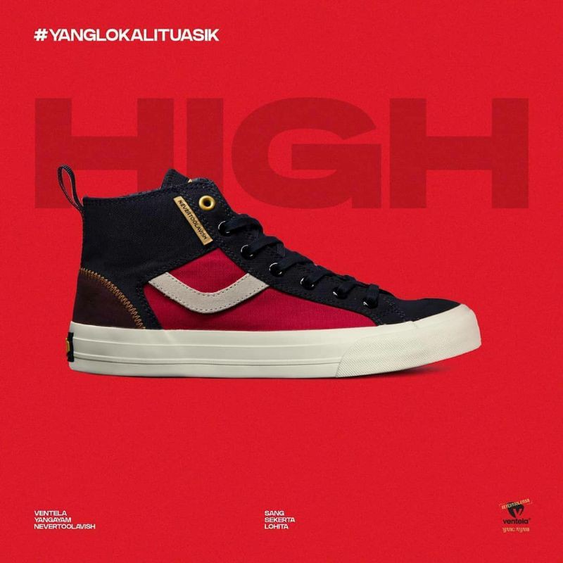 VENTELA ORIGINAL | SEPATU VENTELA HIGH | VENTELA HIGH | SEPATU VENTELA / SEPATU LOKAL - VENTELA