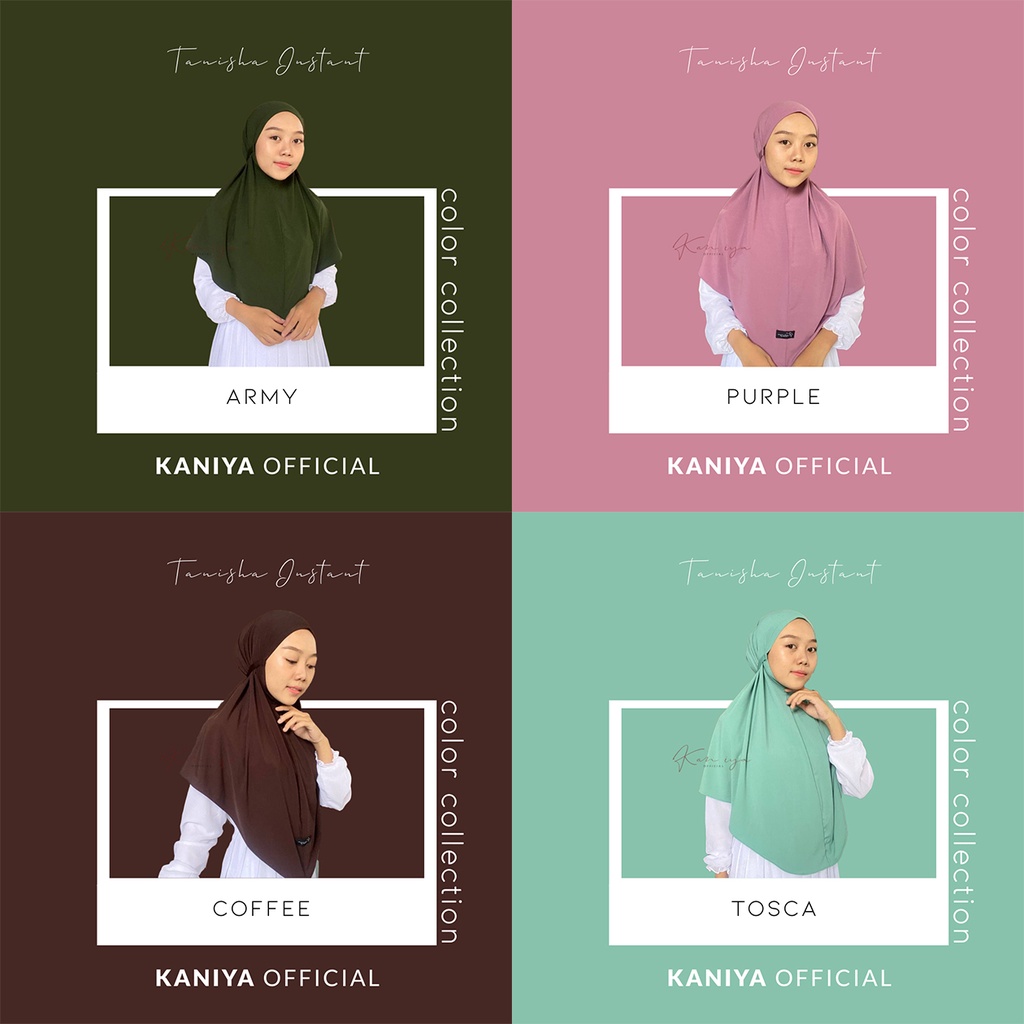 Hijab Bergo Jersey Tali Instan Jersey Premium - Tanisha Instan