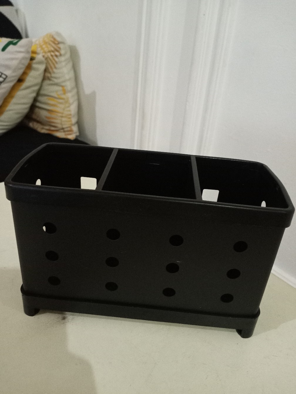 Greenland Tempat Penyimpanan Sendok Gantung Stainless Steel Keranjang Sendok Garpu Rak Dapur Hrm118