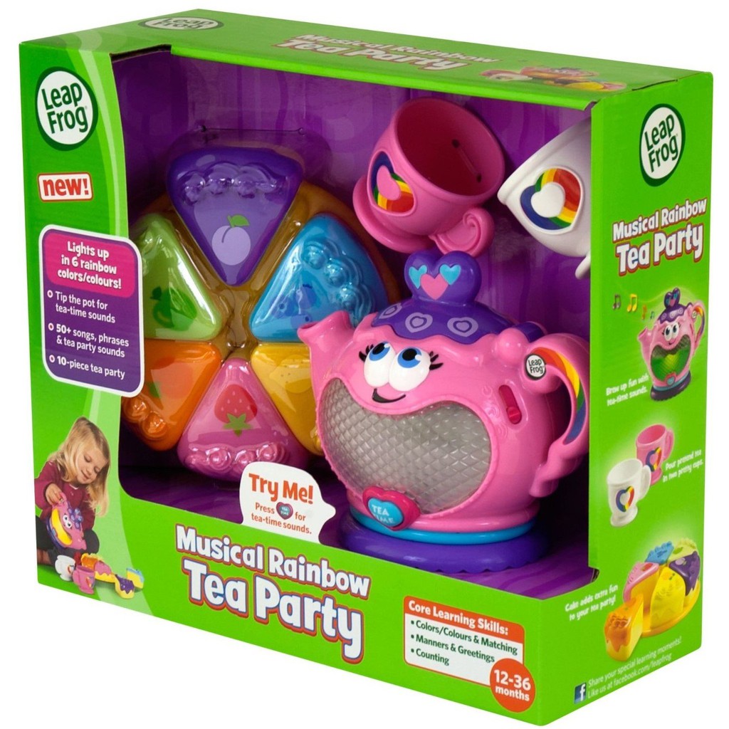 Leap Frog Musical Rainbow Tea Party Mainan Balita