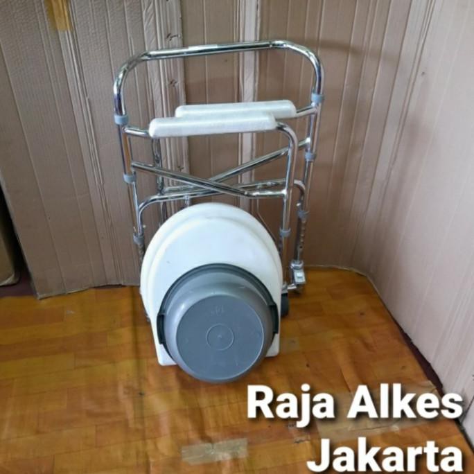 Jual Ts Kursi Bab Roda Commode Chair Ky Sella Kursi Toilet Roda Lansia Shopee Indonesia