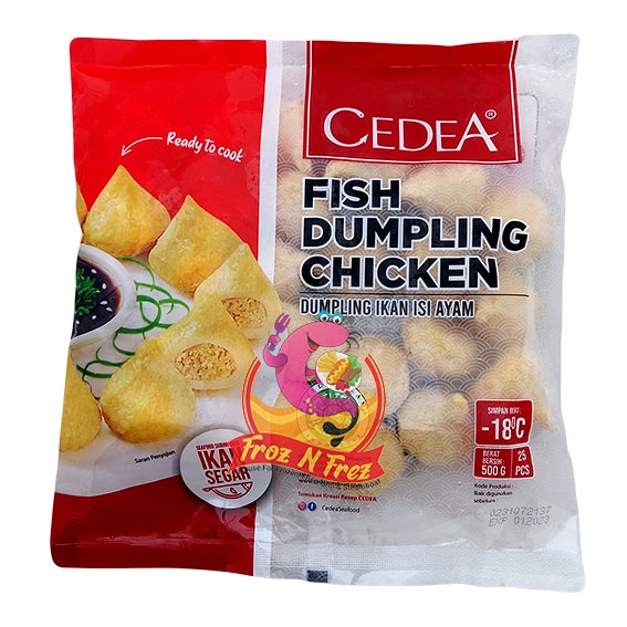 

CEDEA Dumpling Isi Ayam 500 Gram (25 Pcs)