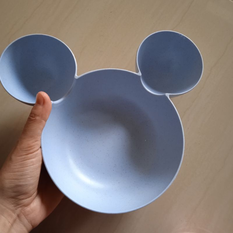 SET PIRING Makan Anak Karakter Minnie Mickey Sendok Garpu