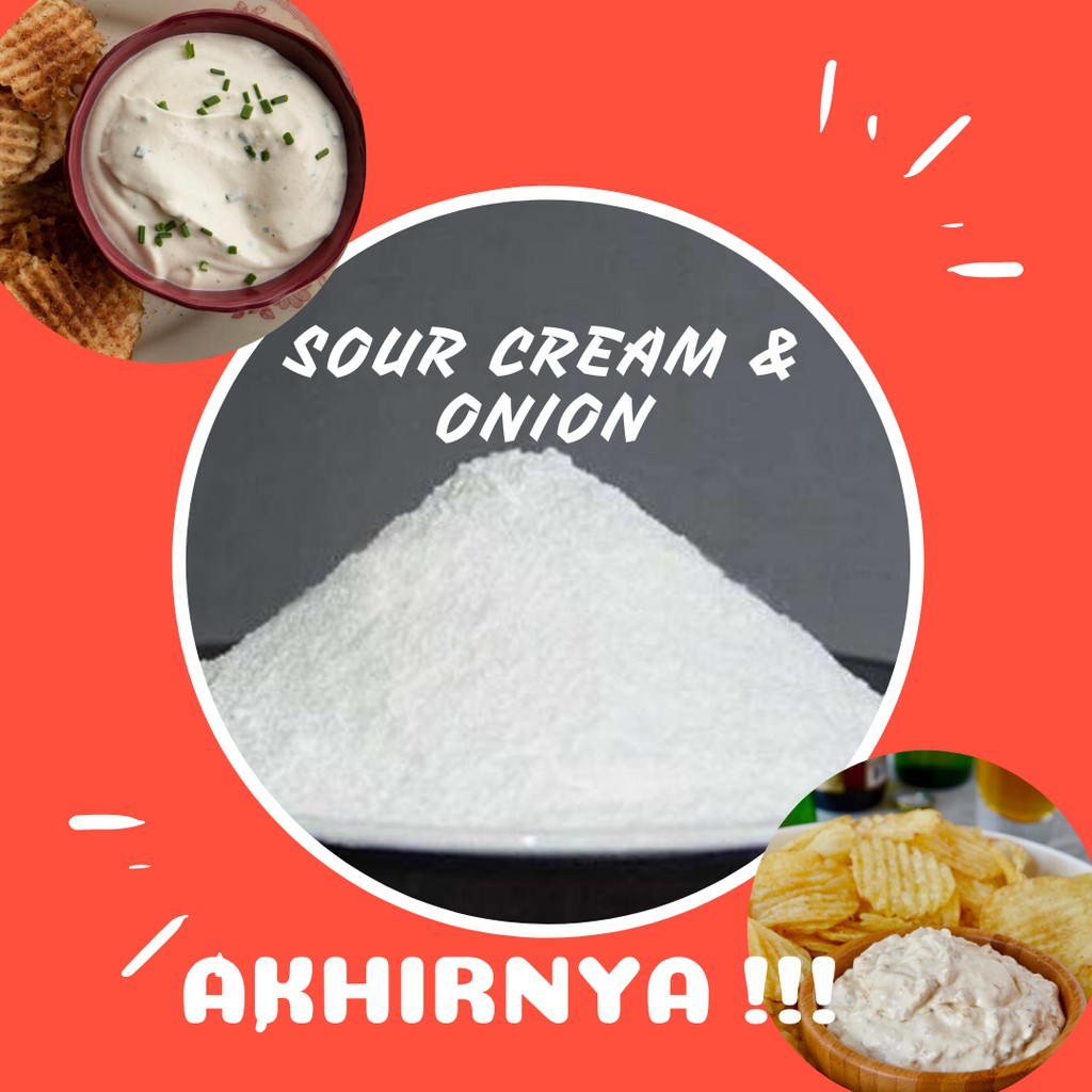 

Bumbu Tabur Premium Rasa Sour Cream & Onion 1 Kg Aneka Sour Cream Onion Pedas Halal Murah Enak