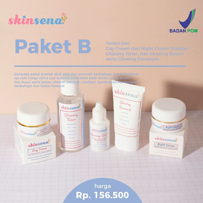 Skinsena Paket Glowing Series