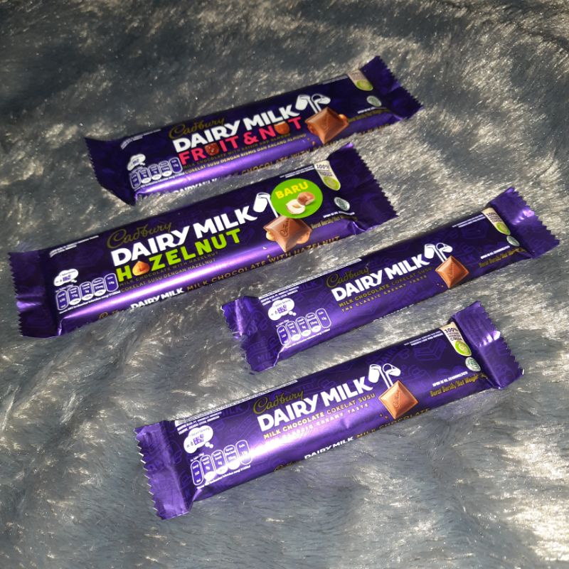 

(Tambahan) Coklat Cadbury Dairy Milk Besar 62 Gram & Kecil 30 Gram