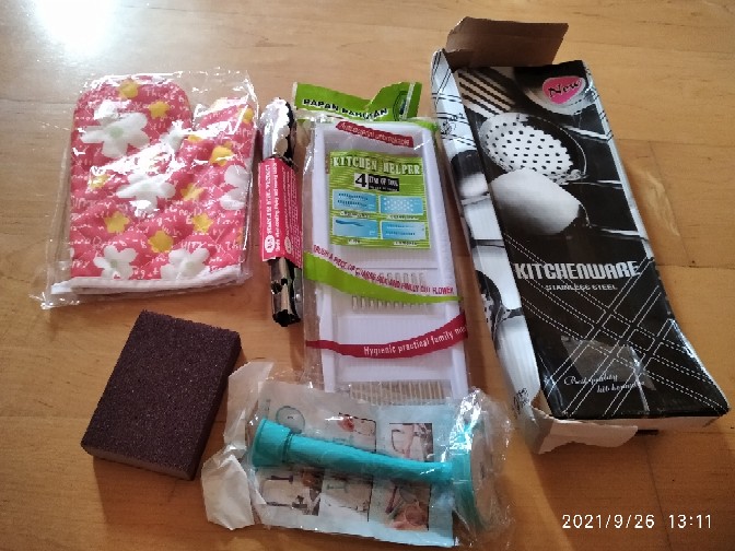 Set Alat Masak 4in1 Kitchen Ware Set Stainless Steel Spatula Alat Dapur Sutil