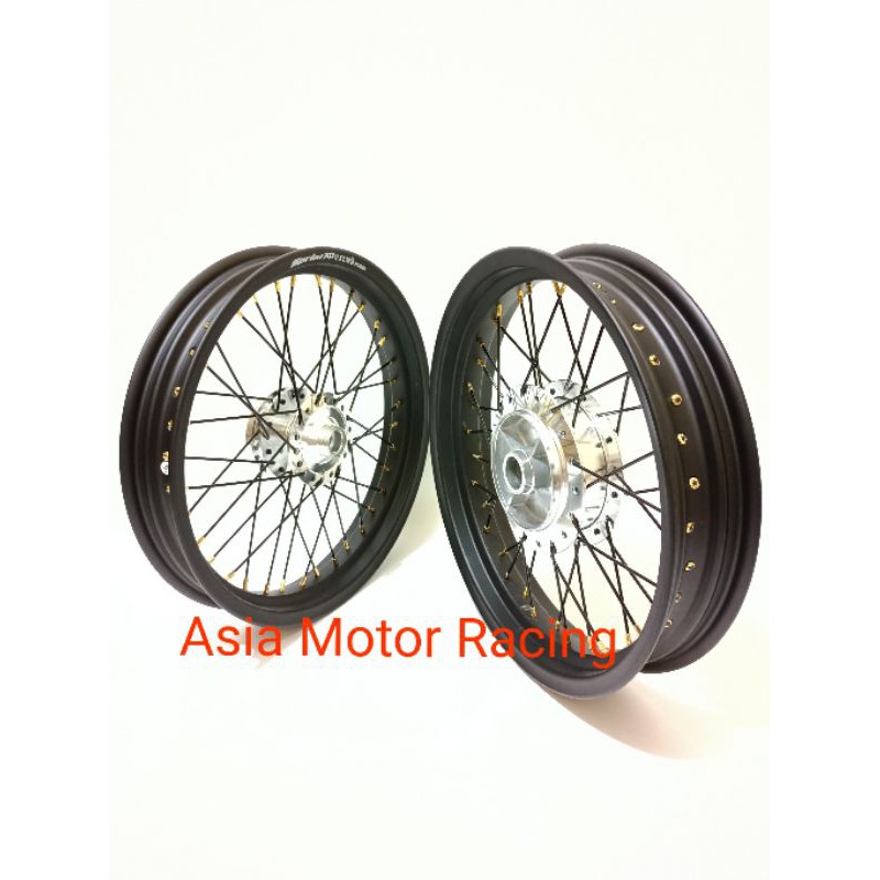 Paketan Velg lebar 250 x300 Ring 17 Vixion new Vixion old Rx King Rxz Jupiter Mx Old New tapak lebar