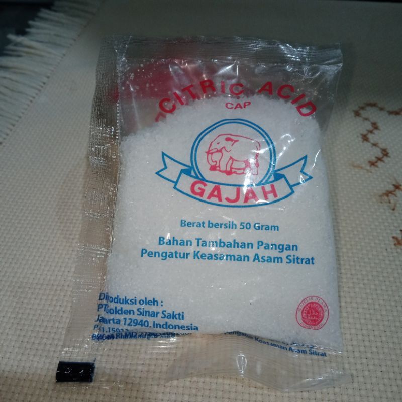 CITRIC ACID CAP GAJAH (SITRUN)