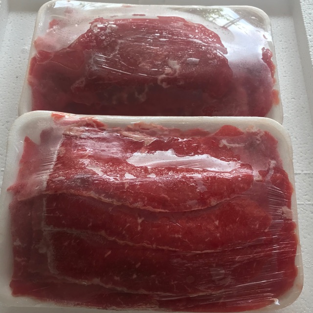

SLICE DAGING TIPIS LOWFAT BAHAN SIRLOIN 500gr (Teriyaki/ Shabu)