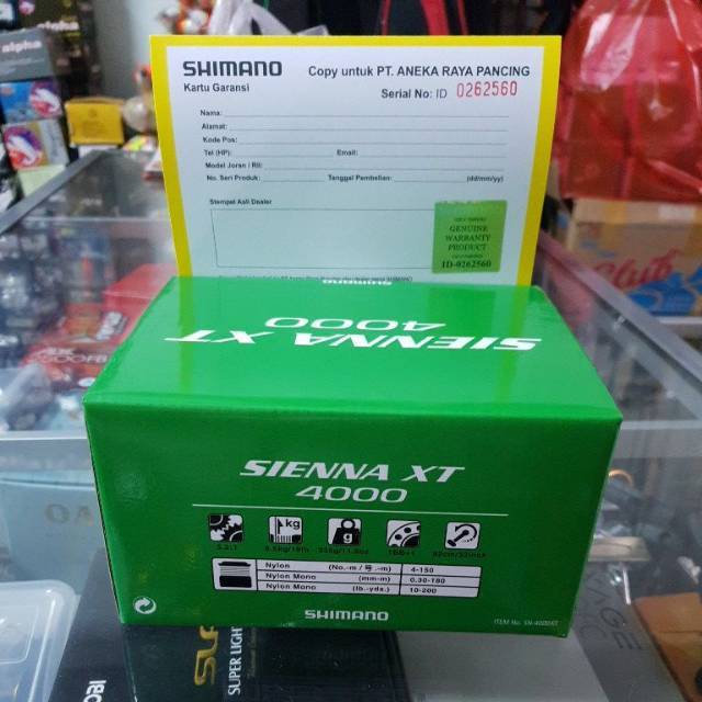 Reel Shimano Sienna 4000 XT