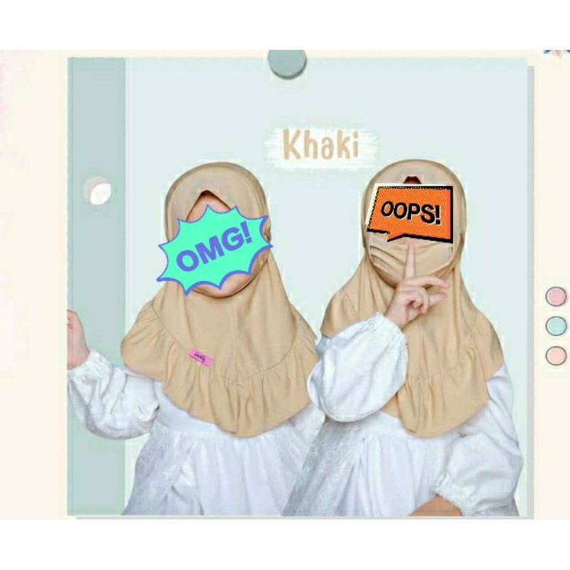 jilbab cadar anak - anak jilbab masker anak perempuan jilbab masker anak usia 3-4 tahun