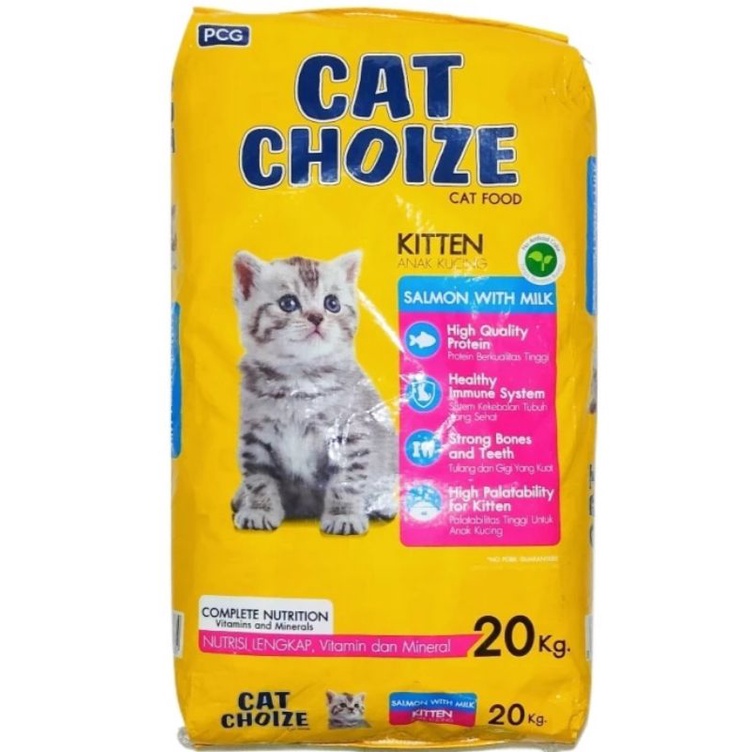 CAT CHOIZE KITTEN SALMON KUNING 20KG