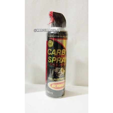 BURGARI CARBURATOR CARB CHOKE SPRAY CARBU CLEANER BURGARI FUEL INJECTION CLEANER 500ml