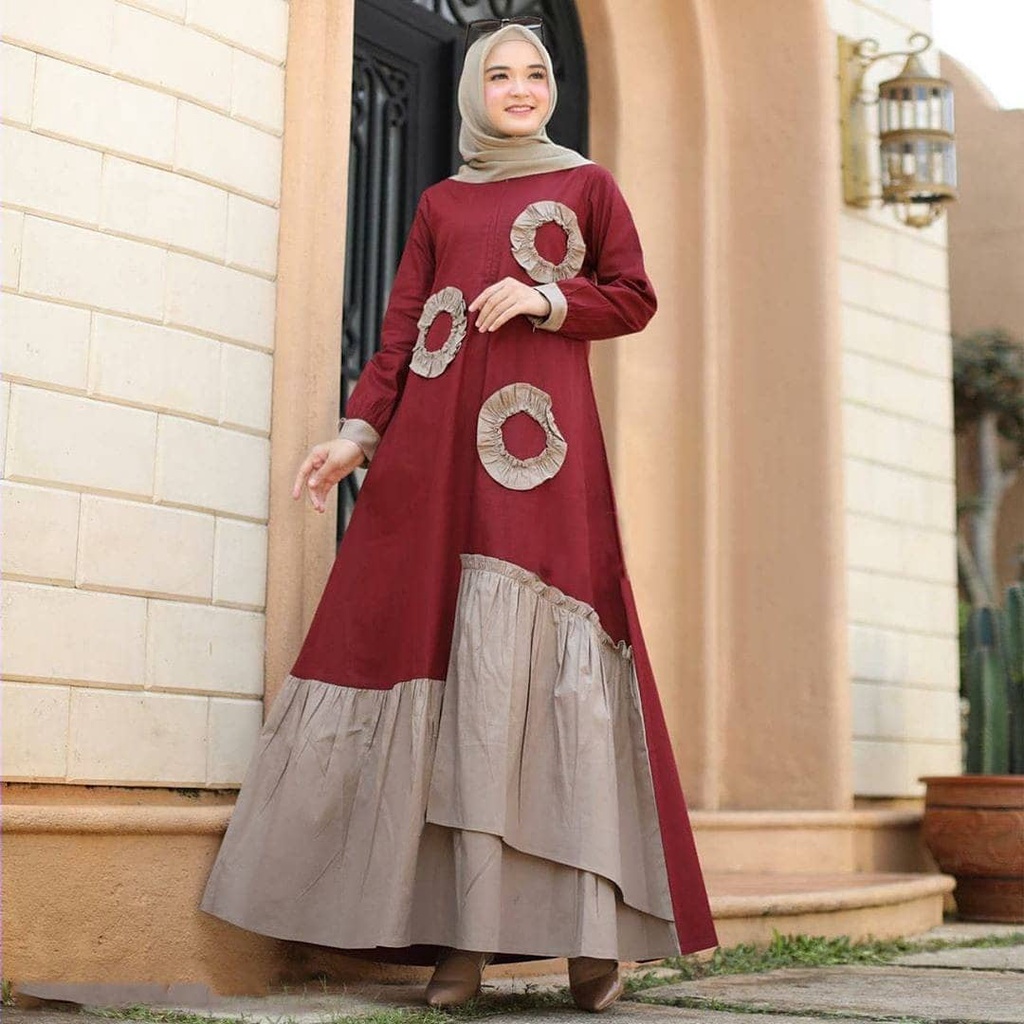 MIRANDA MAXI IK Bahan TOYOBO GAMIS LEBARAN TERBARU 2023 BUSUI RESLETING DEPAN BAJU DRESS TERBARU MODEL SIMPLE MAXI DRESS WANITA LENGAN PANJANG