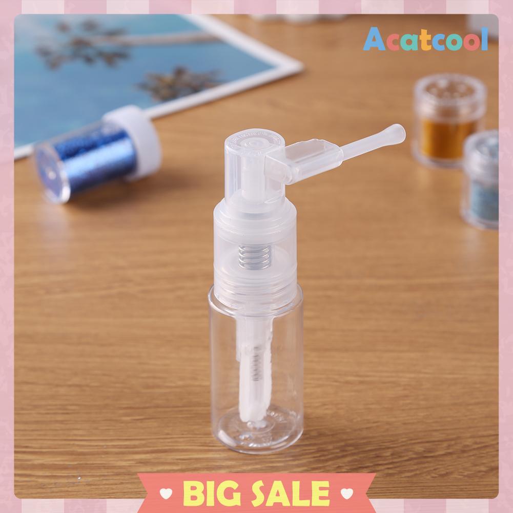 Botol Semprot Bedak Makeup Portabel Bahan Plastik Bening Untuk Travel