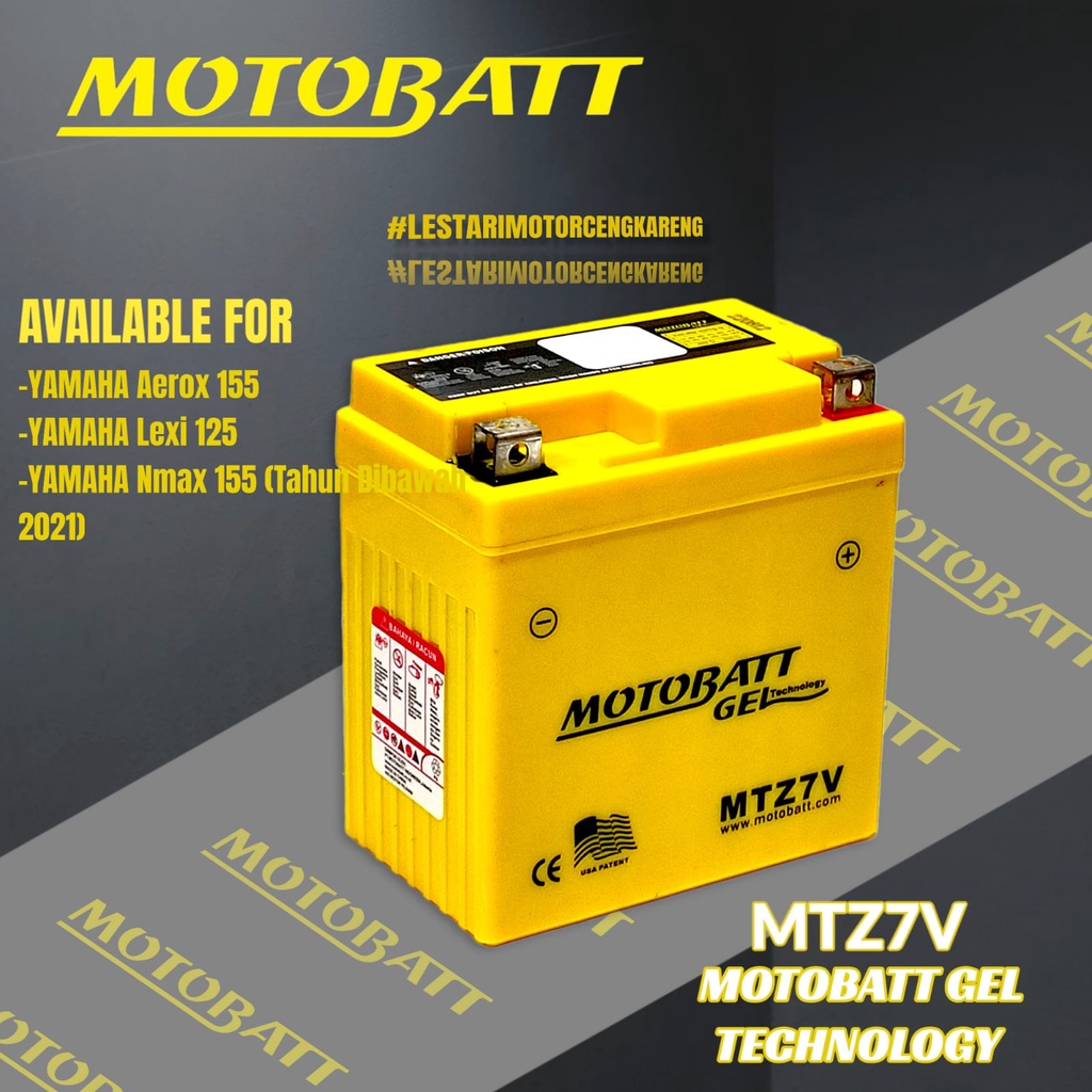 AKI KERING MOTOBATT MTZ7V NMAX AEROX LEXI GARANSI 3 BULAN 7A ASLI 100%